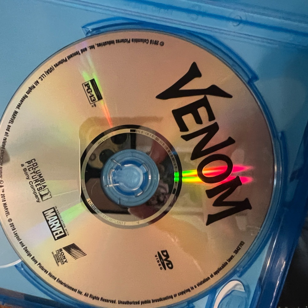 Marvel Venom DVD - Gold Disc